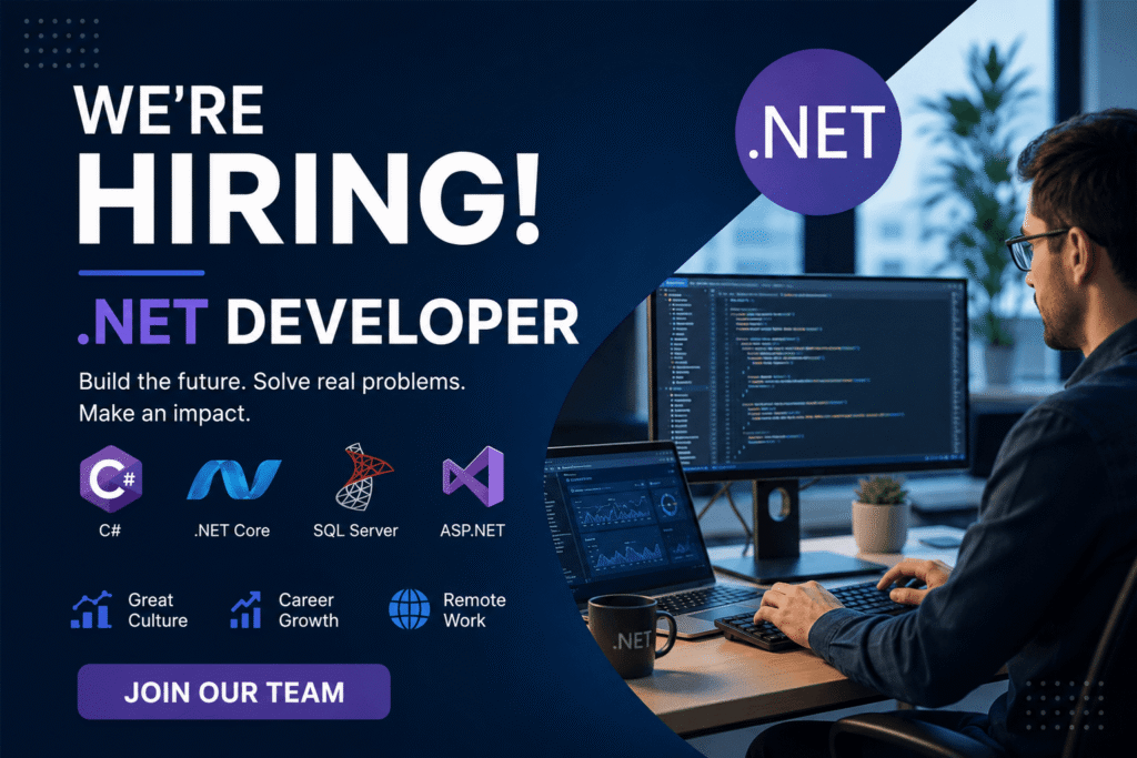 Senior .NET Developer (Remote) .NET Developer